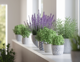 Jardins aromatiques d'intérieur : allier décoration et bienfaits thérapeutiques