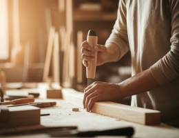 La menuiserie comme thérapie anti-burnout