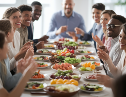 Repas d'entreprise : comment en faire un moment de cohésion sans sacrifier la santé