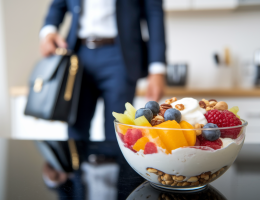 Petit-déjeuner idéal pour les professionnels pressés : énergie et concentration garanties