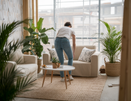 Aménager un espace de vie pendant des travaux : conseils santé