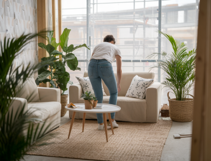Aménager un espace de vie pendant des travaux : conseils santé