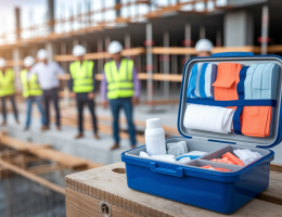 Trousse de secours idéale sur un chantier : ce qu'il faut prévoir