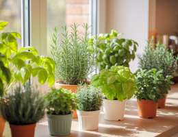 Jardin d'aromatiques d'intérieur : cultiver ses plantes médicinales à domicile