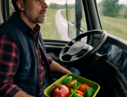 Alimentation du conducteur professionnel : prévenir les risques cardiovasculaires